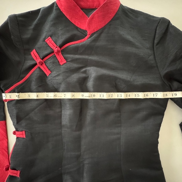 Custom Made Silk Cheong Sam - Picture 6 of 9